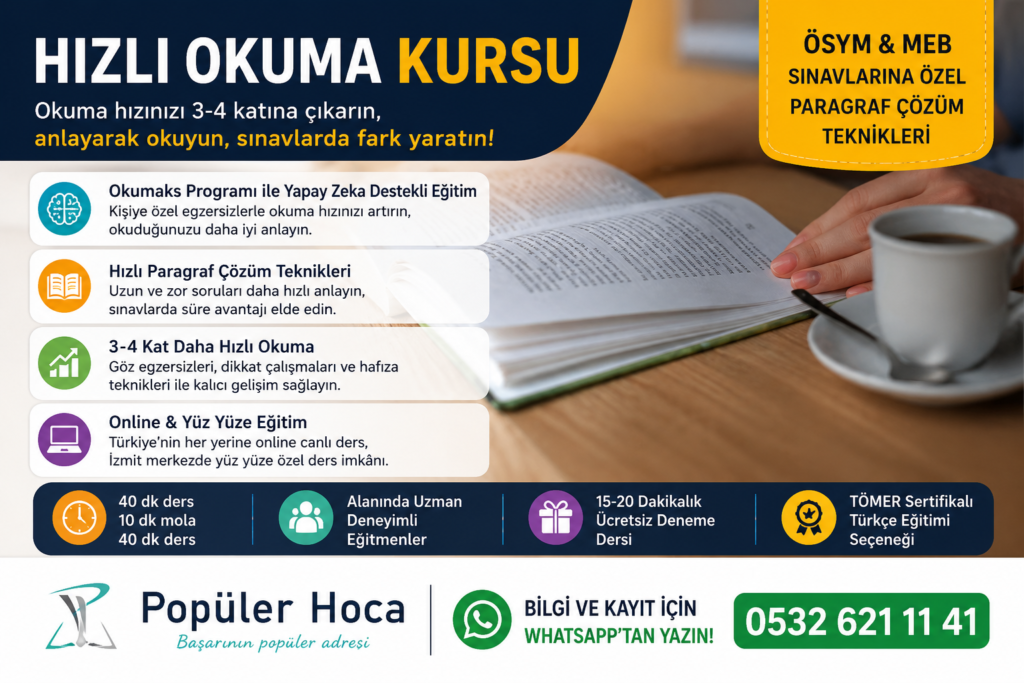Hızlı Okuma Eğitimi