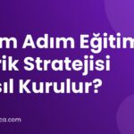 Adım Adım Eğitim İçerik Stratejisi Nasıl Kurulur?