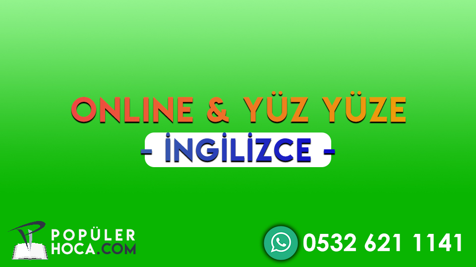  ngilizce zel Ders Sakarya Pop ler Hoca 0532 621 1141