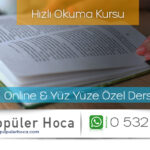 Bursa Balat Hızlı Okuma Kursu
